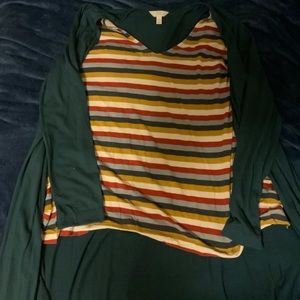 Time and Tru Long Cardigan Long Sleeve Shirt